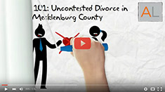 Uncontested divorce in Mecklenburg County.