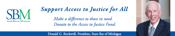 Important Message from Don Reockwell, President of the State Bar of Michigan