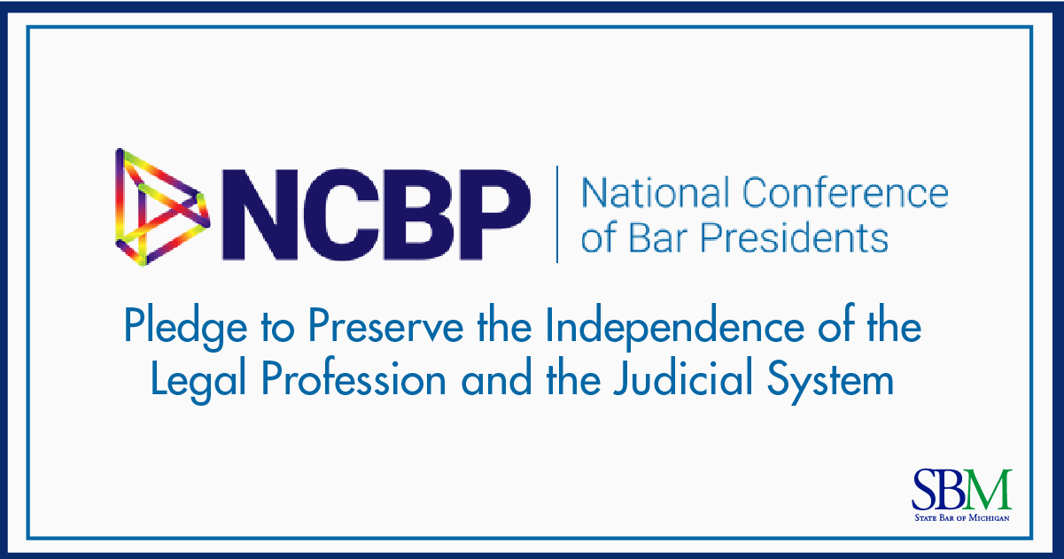 National Conference of Bar Presidents banner