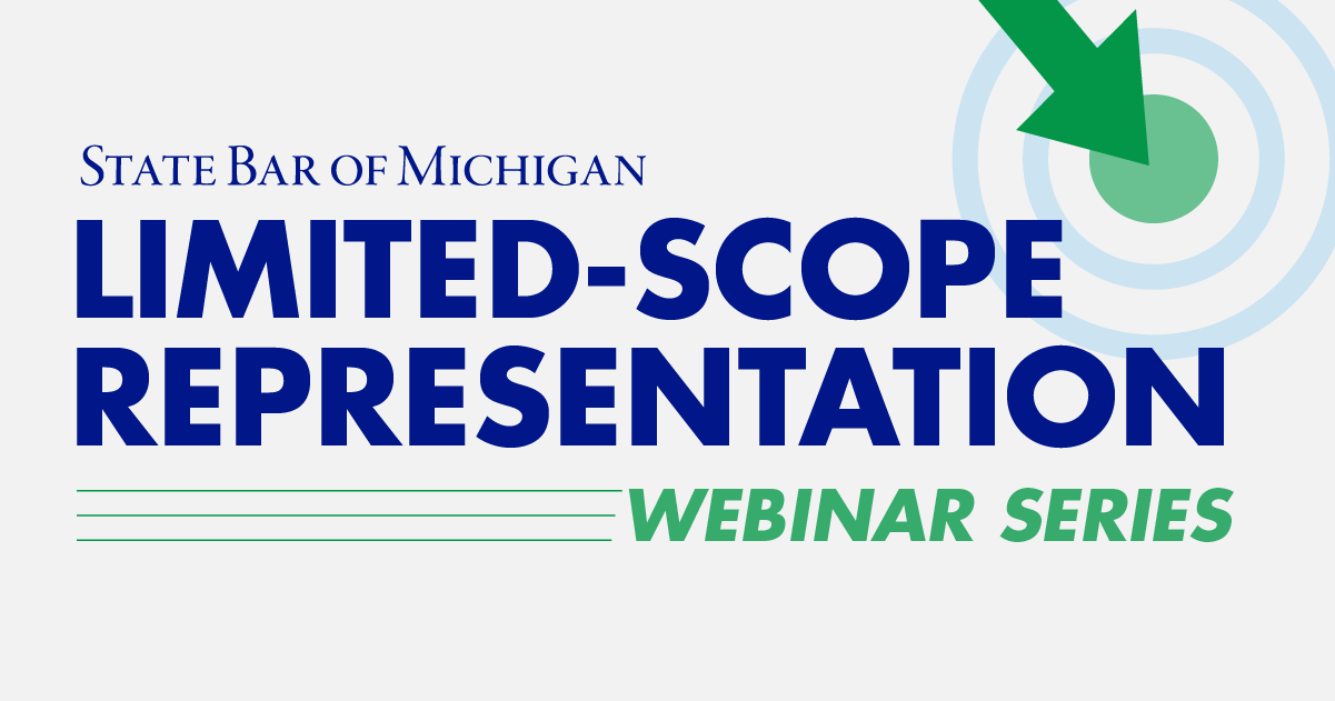 Limited Scope Representation Webinar Series Limited Scope Representation Webinar Series banner