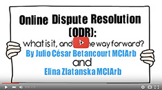 Julio César Betancourt & Elina Zlatanska. Online dispute resolution.