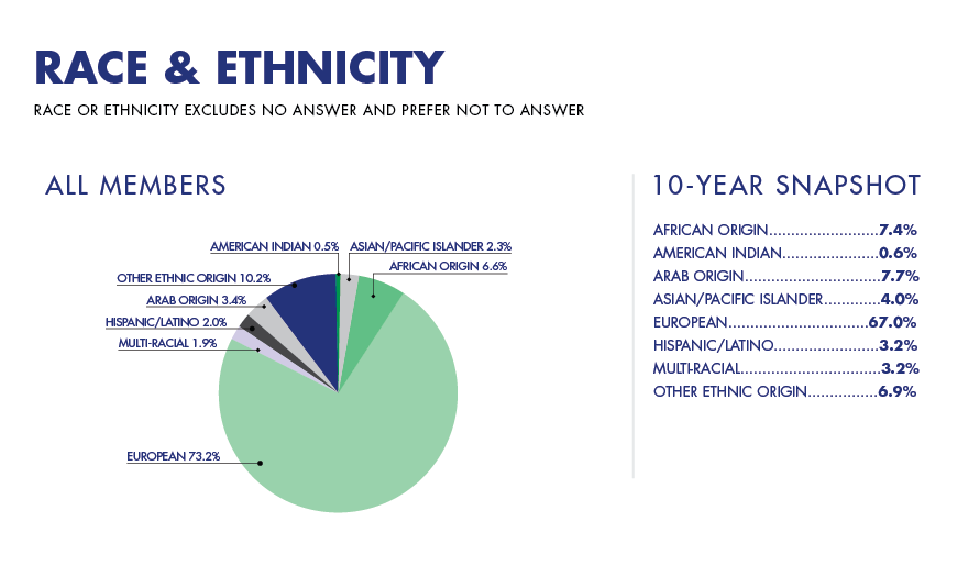 Statewide Demographic Data - By Race or Ethnicity Chart