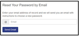 Resetting Your Password by Email