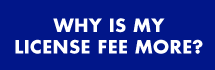 Why is My License Fee More? button